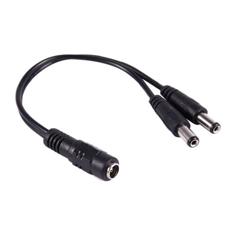 3Pcs 5.5X2.1mm 1 to 2 M/F  Power Splitter Cable for Security CCTV Camera 1