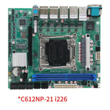 BKHD C612 10 Bay NAS ITX E5-2600 V3/V4 Haswell-EP Broadwell-EP C612 6Lan Motherboard for Soft Router E5 X99 Server