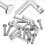 20 Pcs Locking Pin Door Indicator Bolt Fixed Locating Fixing Clevis 2