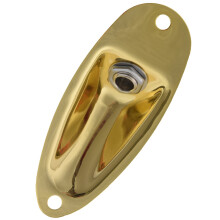 2Pcs Boat Output Input Jack Plate Sockets for Strat Guitar Replacement Parts