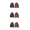 6Pcs Durable Long Sleeping Hat Hair Net Cap Hair Accessories Assorted 4