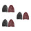 6Pcs Durable Long Sleeping Hat Hair Net Cap Hair Accessories Assorted 5