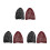 6Pcs Durable Long Sleeping Hat Hair Net Cap Hair Accessories Assorted 7