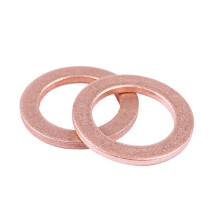 60Pcs 12mm x 18mm x 1.5mm Copper Flat Washer Sealing Fitting