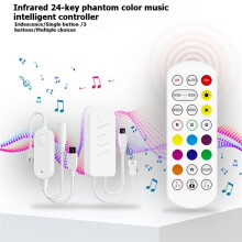 12-24V Tuya WIFI-Kontroller LED-Remsa Tillbehörskontakt Life APP-Kontroll LED-Remsakontroller Enkel