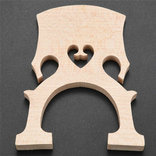 2X Professional Cello Bridge for 3/4 Size Cello Exquisite Maple Material 1