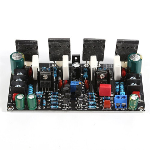200W Amplifier Board  20V-90V Dual-Voltage Mono Amplifier 1943+5200 Push-Pull Tube Power Amplifier Board 1