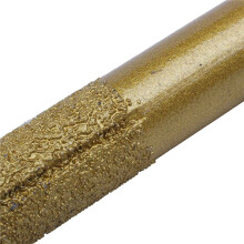 2X Guld 13 mm Dia Diamond Profile Rak Router Bits för Marmor