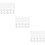 3 Pack Glue Dropping Table Eyelash Extension Supplies Grafting Pads 9