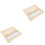 2Pièces Rangement En Bois Pratique Pour Lames De Microscope Marron 4