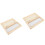 2Pièces Rangement En Bois Pratique Pour Lames De Microscope Marron 5