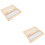 2Pièces Rangement En Bois Pratique Pour Lames De Microscope Marron 7