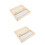 2Pièces Rangement En Bois Pratique Pour Lames De Microscope Marron 8