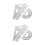 2Ensembles Kit Règle Triangle Rapporteur Argent Portable Étudiants 3