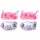 4Pièces Bonnet Douche Bébé Élastique Réutilisable Multicolore Léger 2