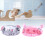4Pièces Bonnet Douche Bébé Élastique Réutilisable Multicolore Léger 10