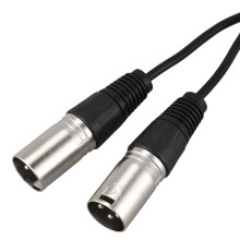 3X New 3Pin XLR FEMALE Jack to Dual 2 MALE Plug Y SPLITTER Cable Adaptor 1 Ft Cord