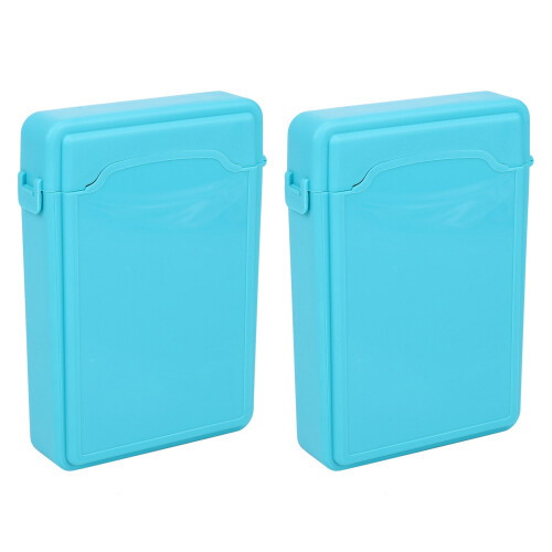 2X 3.5 Inch Ide  External Hdd Protective Case 3.5 Inch Hard Drive Storage Box