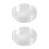 20 Pcs Small Round Transparent Plastic Coin Capsules Box 22mm 1
