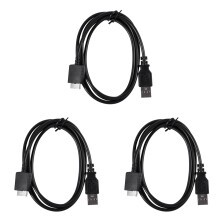 3X USB Data Charger Cable for Walkman MP3 Player