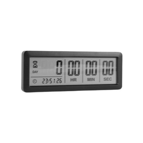 3X  Digital Countdown Days Timer Clock - 999 Days Count Down Clock Timer for Graduation Lab Kitchen (Black) 1
