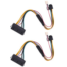 2X Câble de Puissance ATX PSU PCIe 6 Broches Vers ATX 24 Broches Câble de Puissance 24P à 6P pour Carte Mère 600 G1 600G1 800G1