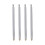 4X RC Model Car 5 Silver 5 Section 3 mm External Threaded Expansion Antenna 1