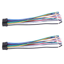 2X Coche Cd Radio Audio Estéreo Estándar Arnés Conector Adaptador de Cable Cable de Enchufe para  9887