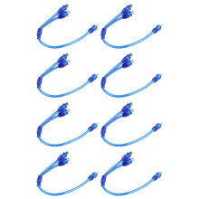 8X RCA Phono Y Splitter Lead Adapter Cable 1 Male to 2 Female Car Connector 30cm