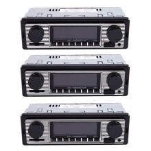 3X Vintage Car Radio MP3 Player Stereo USB AUX Classic Car Stereo Audio