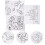 50 sheets colorful transfer paper for rubber stamps, multi-purpose 3