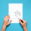 50 sheets colorful transfer paper for rubber stamps, multi-purpose 8