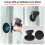 Adjustable Magnetic Adapter for  Osmo /Action 6 Quick-Release Dual-Direction Adjustable Adapter 7