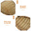 Mini Panier Mural Bambou Tissé Accroché Décor Rustique Coloré 9