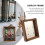 8 inch shadow box frame for keepsakes and dried flowers display 9