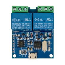 LCUS-2 Type Two-Way USB Relay Module Intelligent Control USB  USB Control Relay for Electronics