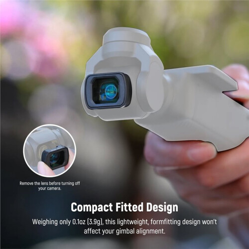 For  Osmo Pocket 3 0.75X Wide Angle 2X Macro Lens Set Creator Combo Accessories with Two Screen Protectors 1