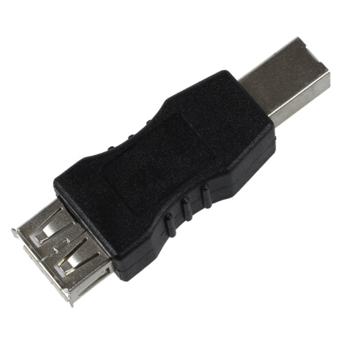 2X USB Typ A Buchse auf USB Typ B Stecker Adapter 2