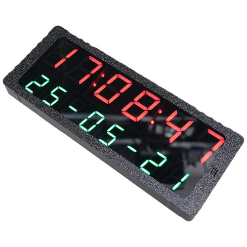WIFI Clock Network Timing LED Electronic Clock Display  Year Month Day Hour Minute Second Alarm Clock Typec 1