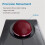 Wireless Trackball Mouse, Rechargeable Portable Comfortable Office Mouse Compatible with Multiple Platforms 1