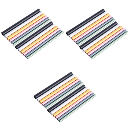 6Ensembles Outils Manucure C-Courbe Multicolores Solides Pour Nail Art 2