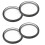 4X Protective Lenses Camera Lens Cover Frame for  Max Sport Camera 1