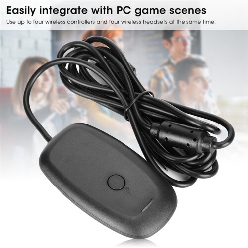 3X per  360 Wireless Gamepad PC Adattatore Ricevitore USB Supporta Sistema Win7/8/10 per  per Xbox360 Controller Console 2