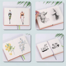 Daotshy Soft Leather Notebook A6, Ultra Thick 720 Pages, Minimalist Blank Book for Business and Art B