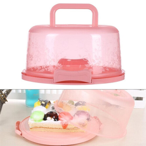 Versatile Plastic Cake Storage Container with Secure Lockable Lid for Parties, Picnics, and More 1