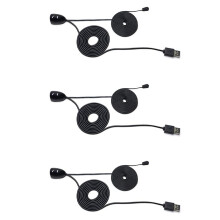 3X IR-Extender Infrarot-IR-Fernbedienungsempfänger USB-IR-Empfänger-Adapter-Sender für Kabelbox Stereoempfänger HD-TV
