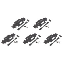 5X for K969 K979 K989 K999 P929 P939 1:28 Carbon Fiber Chassis Car Bottom Low Body Shell