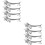 8 Pcs Alloy Chopstick Rests Practical Ornaments 6