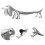 8 Pcs Alloy Chopstick Rests Practical Ornaments 8
