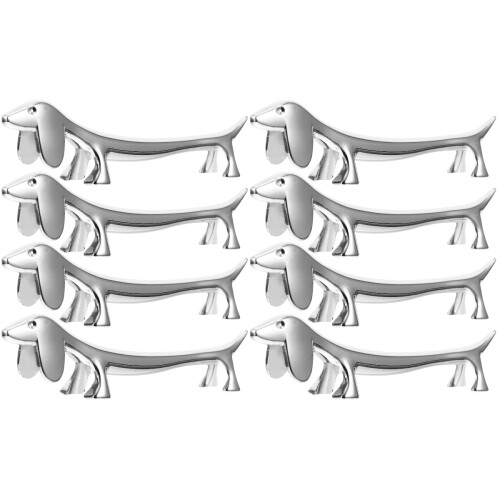 8Pièces Support Couverts Alliage Argenté Compact Et Pratique 1